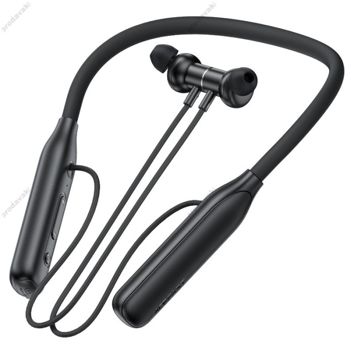Бездротові Bluetooth навушники ACEFAST N4 neck hanging wireless earphones BT 5.3 Black
